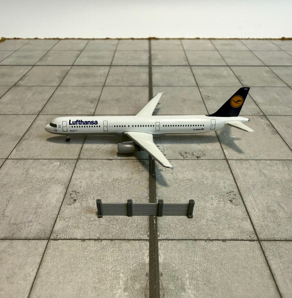 für Herpa Wings 1:500 / 1:400 20x 3cm Fence Zaun V2 / Airport Accessoires