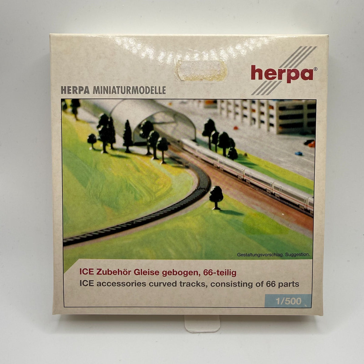 Herpa Wings 1:500 ICE Zubehör Gleise gebogen