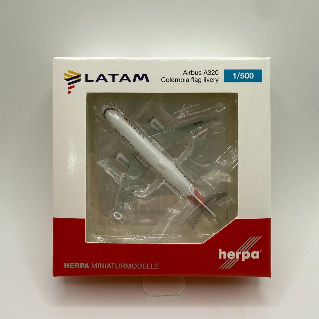 Herpa Wings 1:500 LATAM A319 Colombia Flag