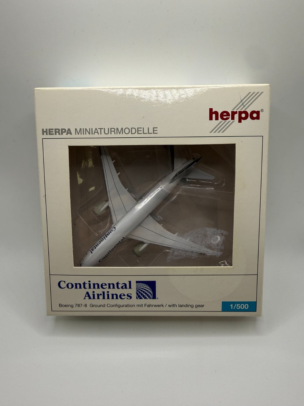 Herpa Wings 1:500 Continental Airlines 787-8