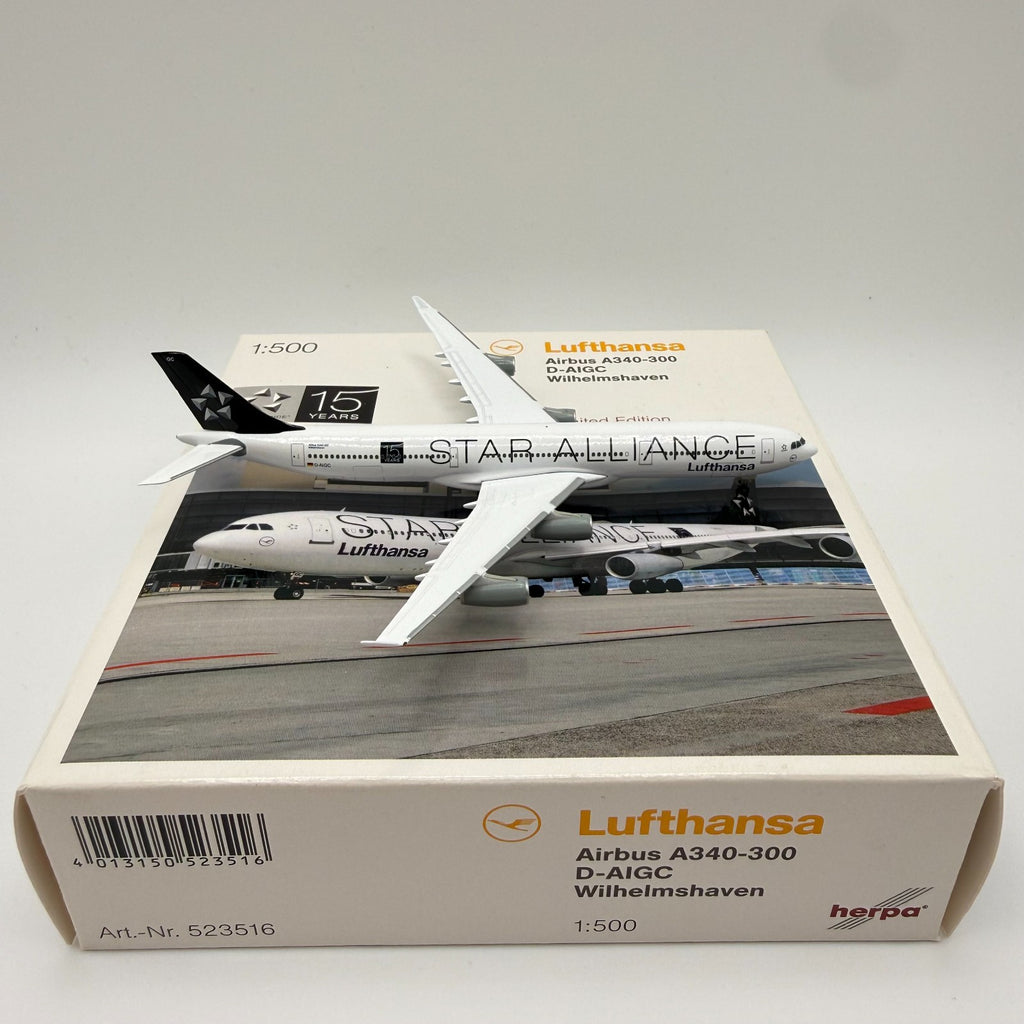 Herpa Wings 1:500 Lufthansa A340-300 Star Alliance