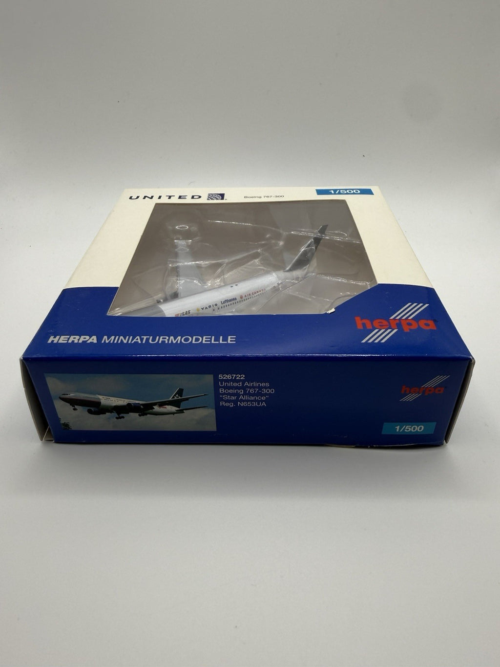 Herpa Wings 1:500 United Airlines 767-300 Star Alliance