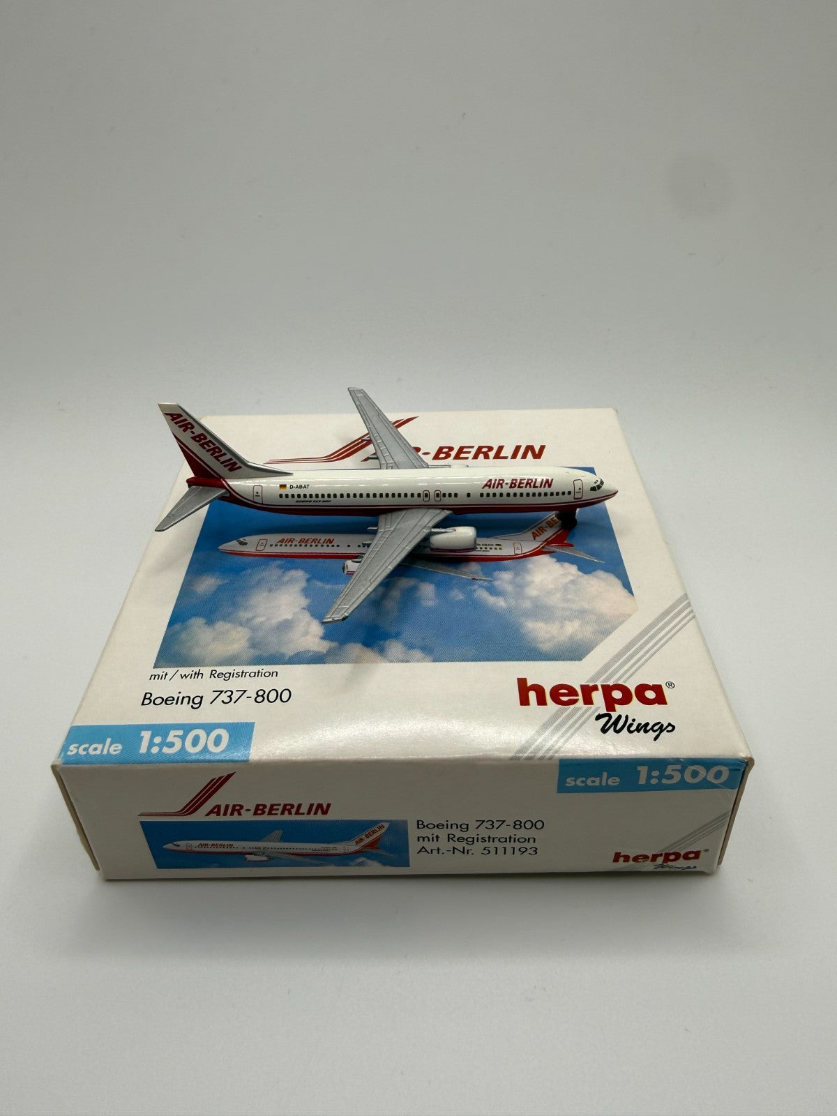 Herpa Wings 1:500 Air Berlin 737-800