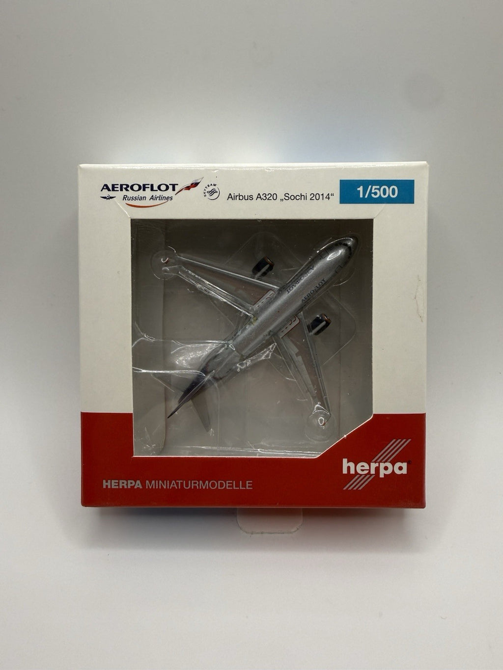 Herpa Wings 1:500 Aeroflot A320 Sochi 2014