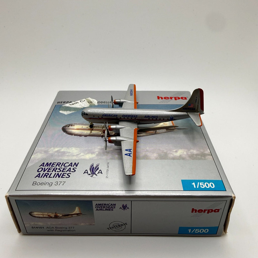 Herpa Wings 1:500 American Overseas Airlines Boeing 377