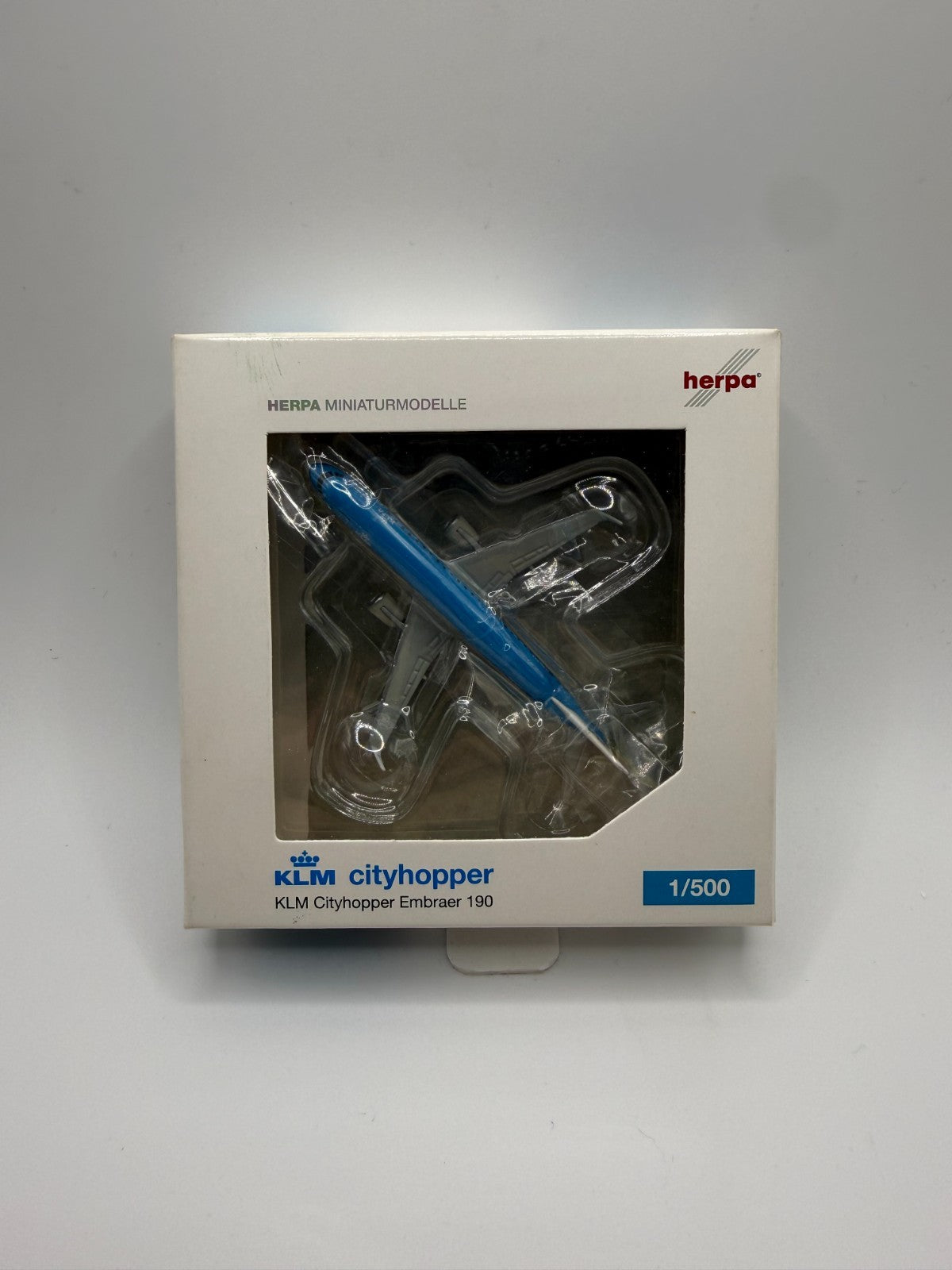 Herpa Wings 1:500 KLM Cityhopper Embraer E190