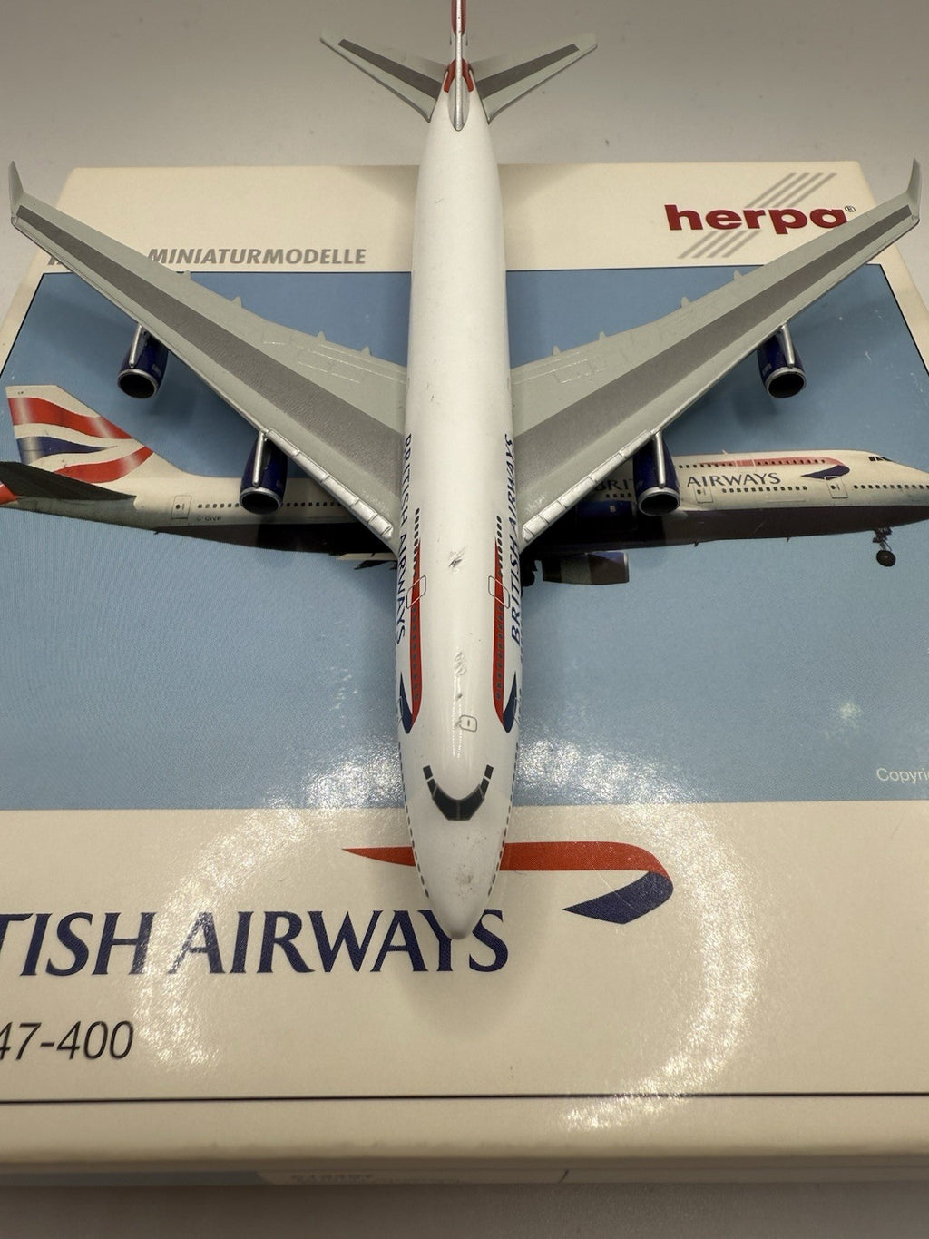 Herpa Wings 1:500 British Airways 747-400