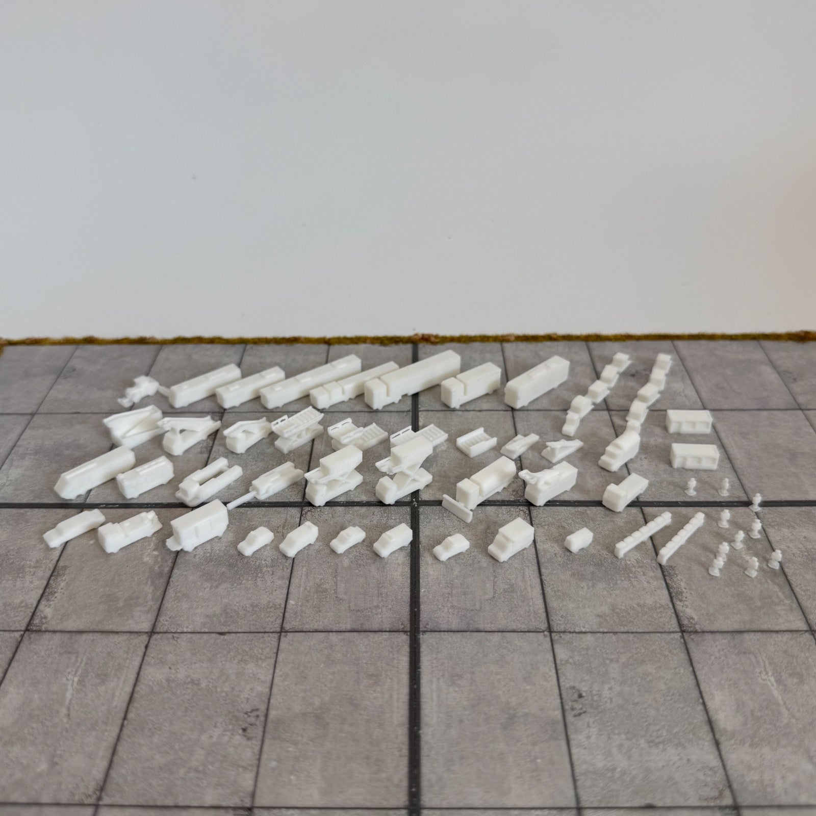 für Herpa Wings 1:500 / 1:400 GSE Set all white bemalbar / paintable