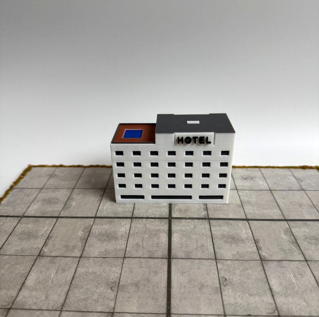 für Herpa Wings 1:500 / 1:400 Hotel Flughafen Zubehör / Airport Accessoires GSE