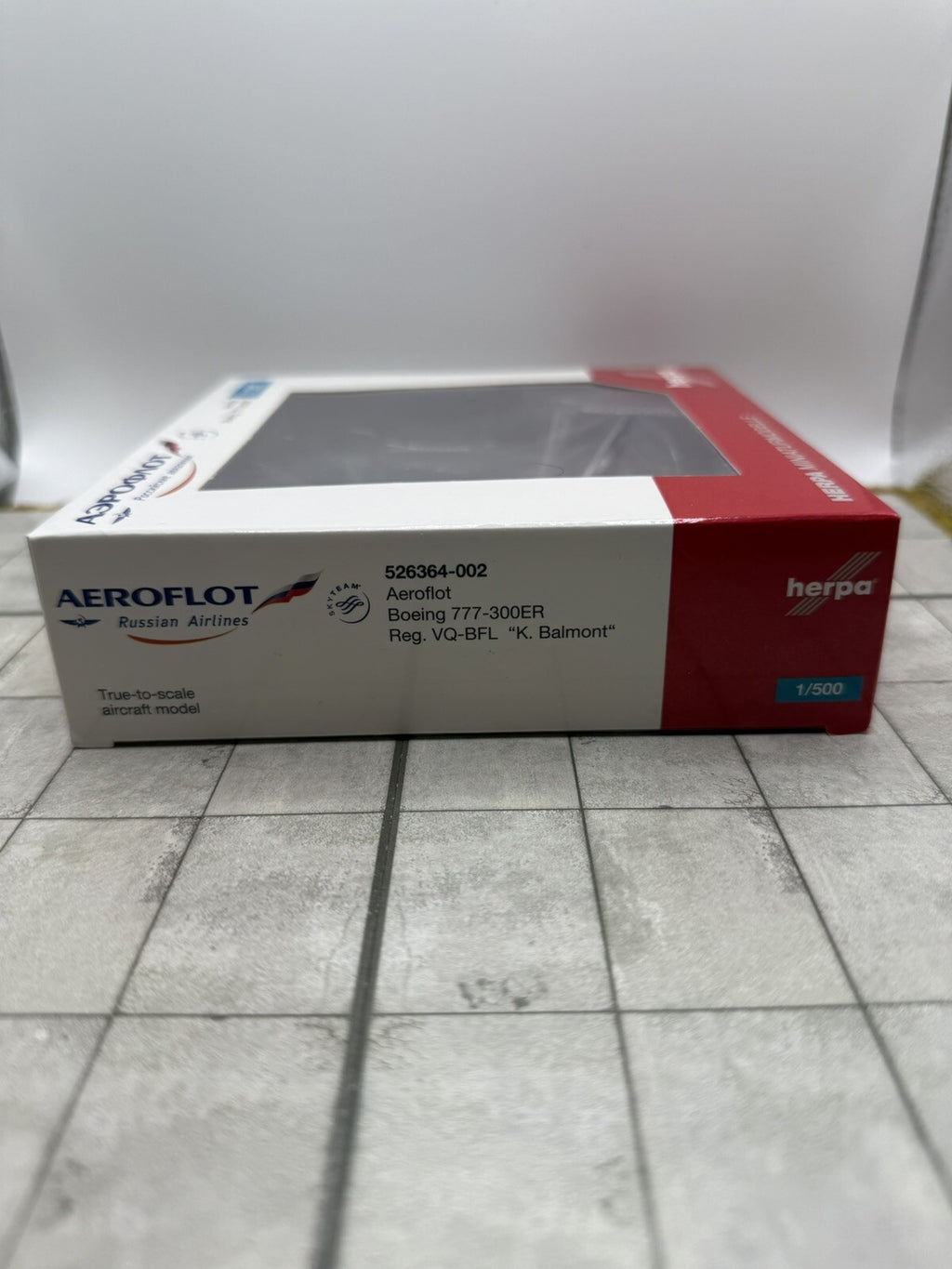 Herpa Wings 1:500 Aeroflot 777-300ER VQ-BFL