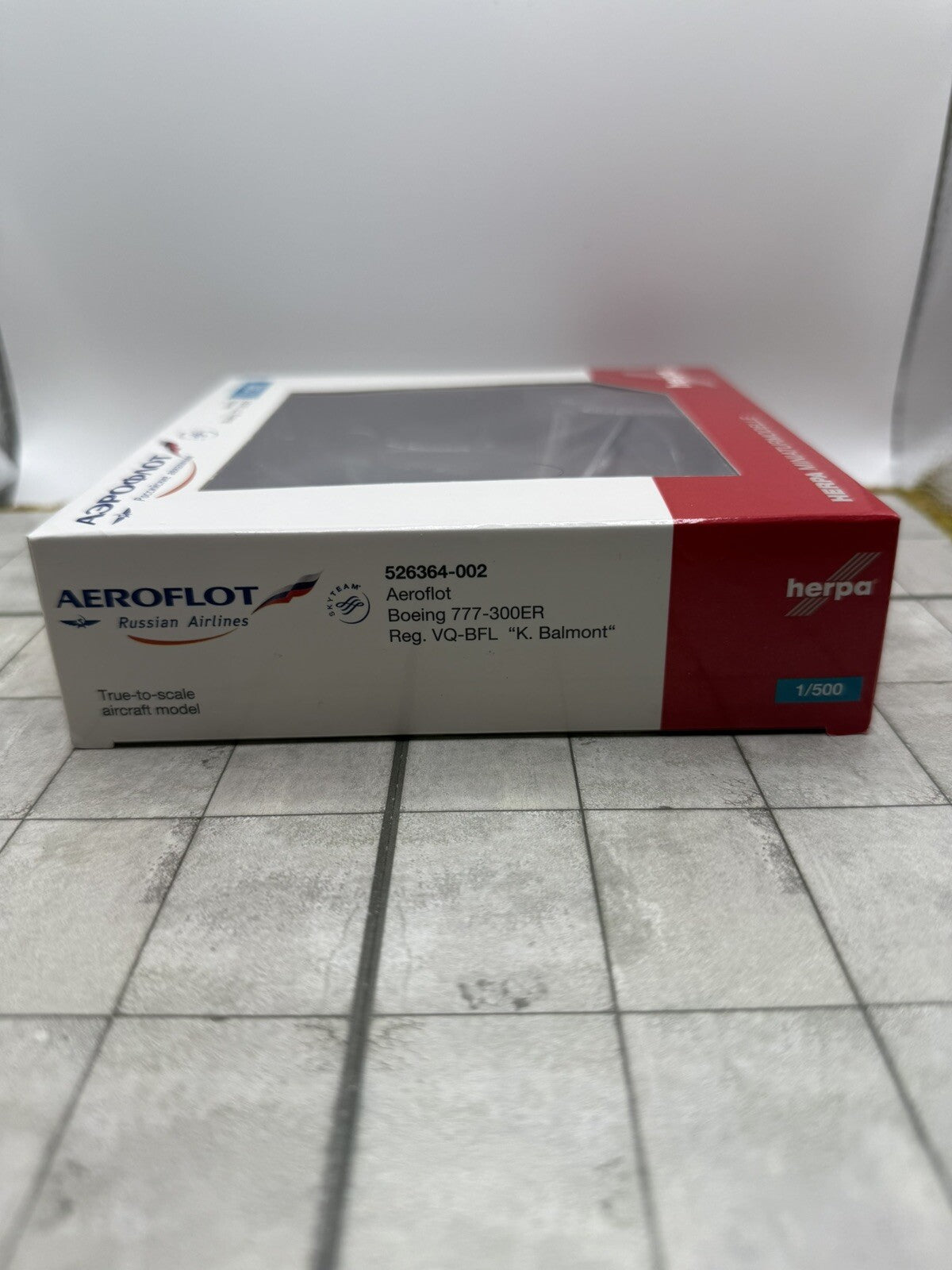 Herpa Wings 1:500 Aeroflot 777-300ER VQ-BFL