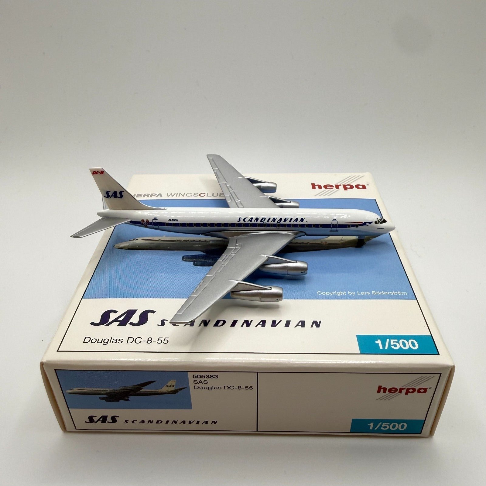 Herpa Wings 1:500 SAS DC-8