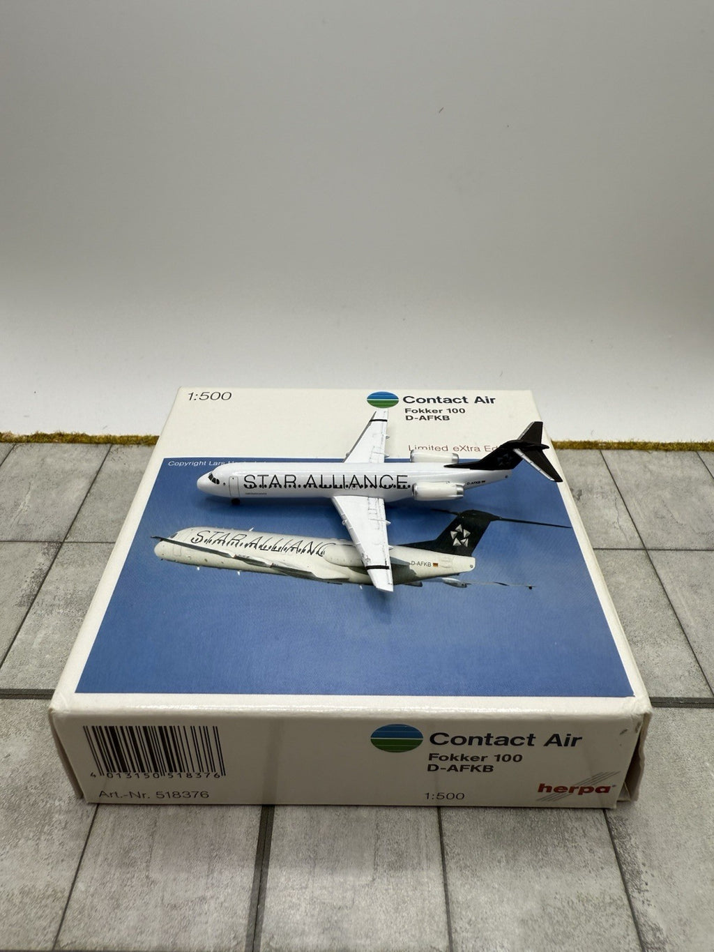 Herpa Wings 1:500 Contact Air Fokker 100