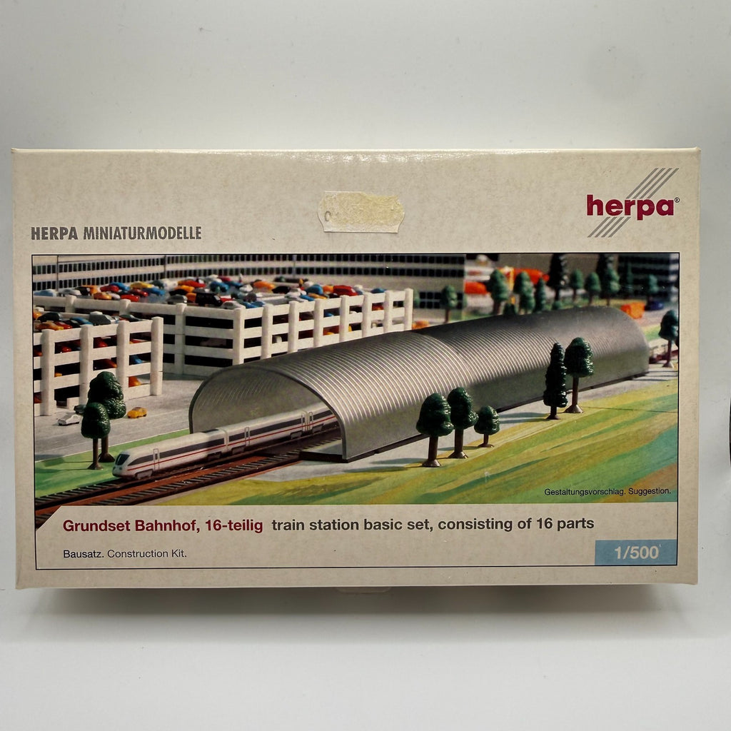 Herpa Wings 1:500 Grundset Bahnhof / Train station