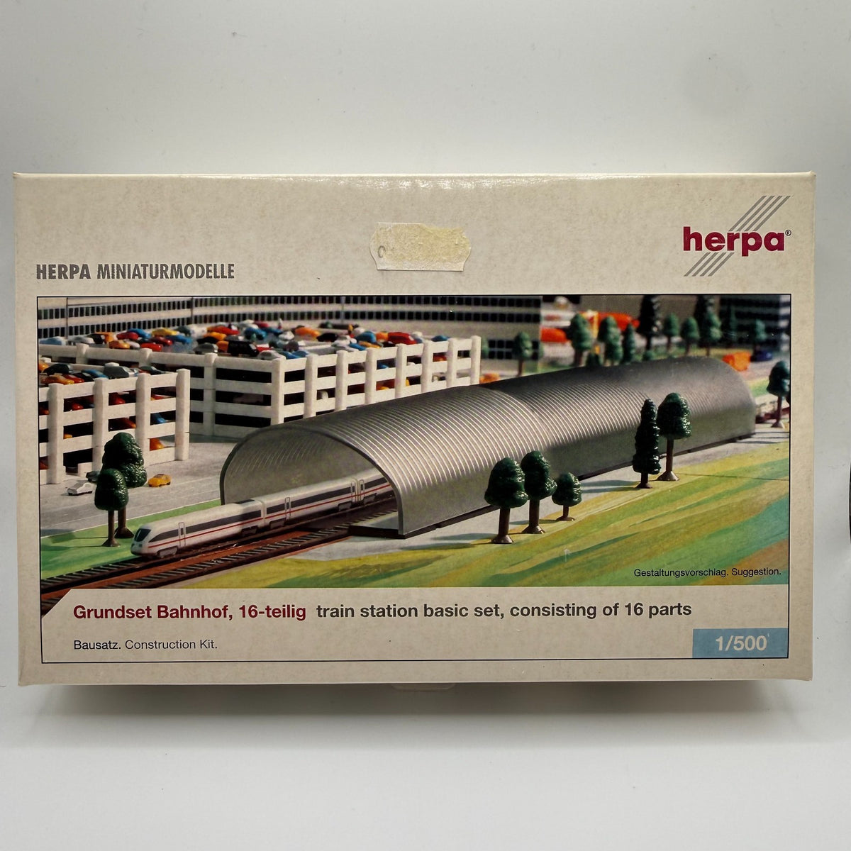 Herpa Wings 1:500 Grundset Bahnhof / Train station