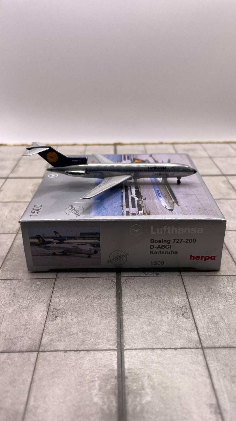 Herpa Wings 1:500 Lufthansa 727-200 D-ABCF