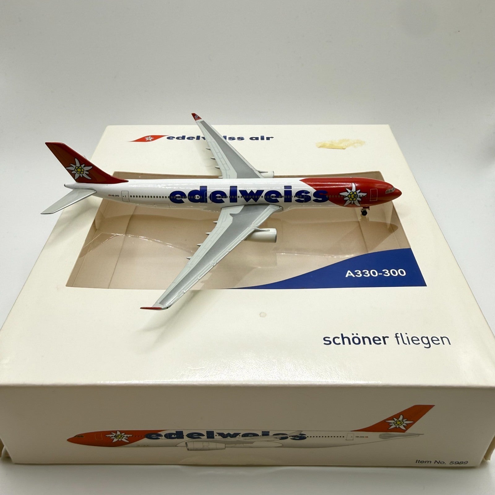 wie Herpa Wings 1:500 Edelweiss Air A330-300
