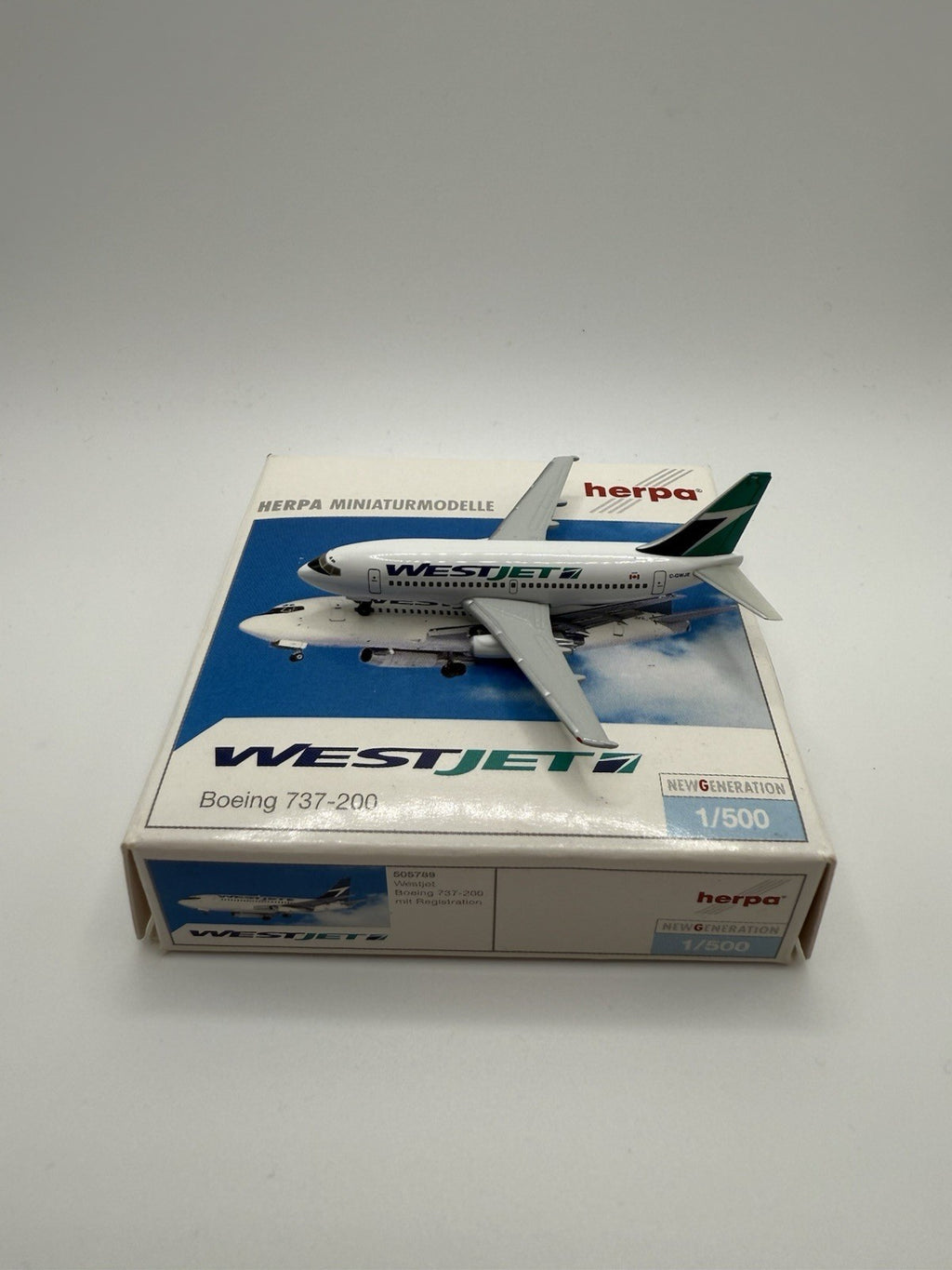 Herpa Wings 1:500 Westjet 737-200
