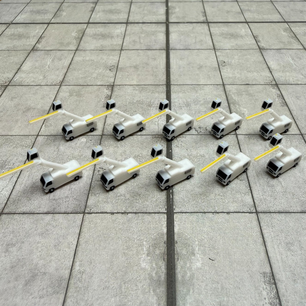 für Herpa Wings 1:500 / 1:400  10x Enteiser De-icing vehicles GSE