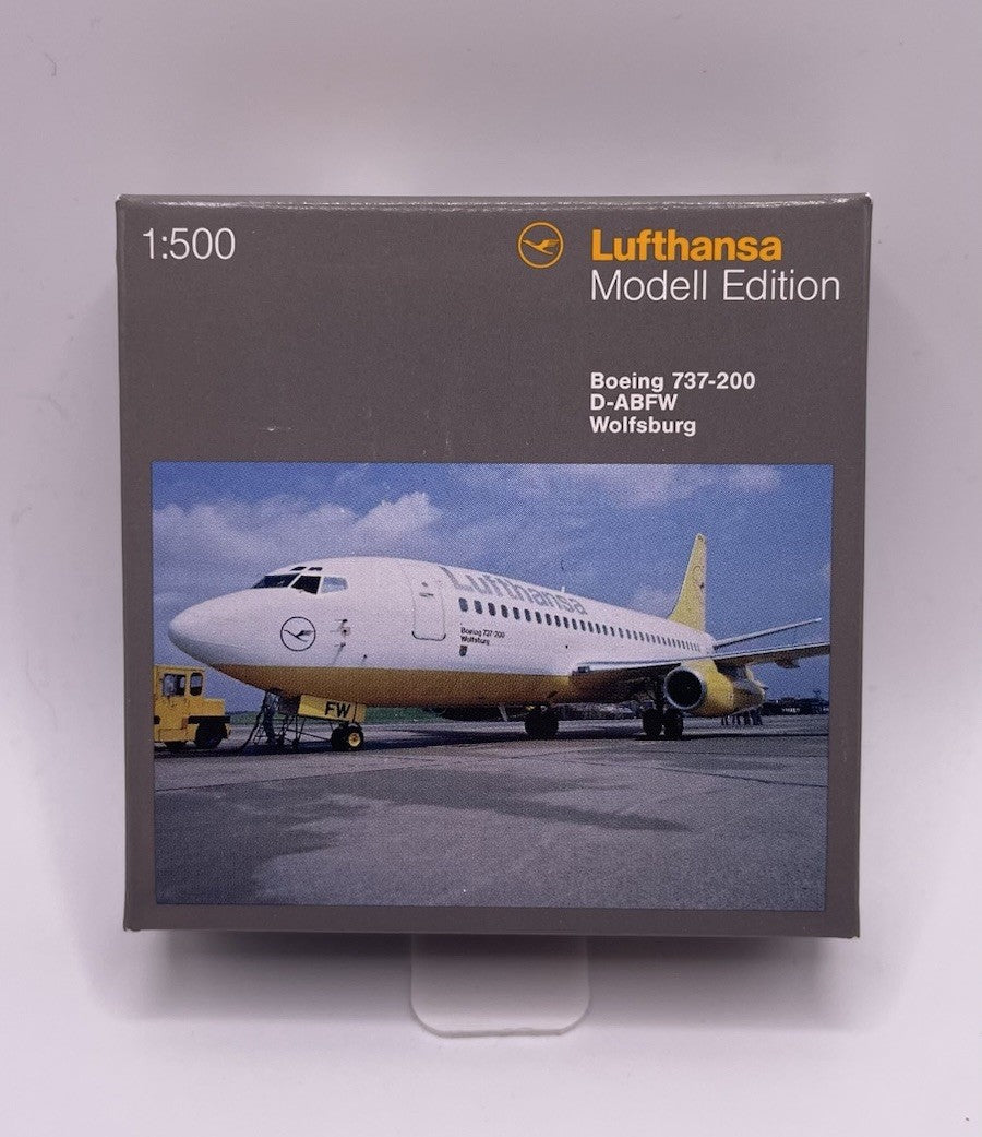 Herpa Wings 1:500 Lufthansa 737-200 yellow