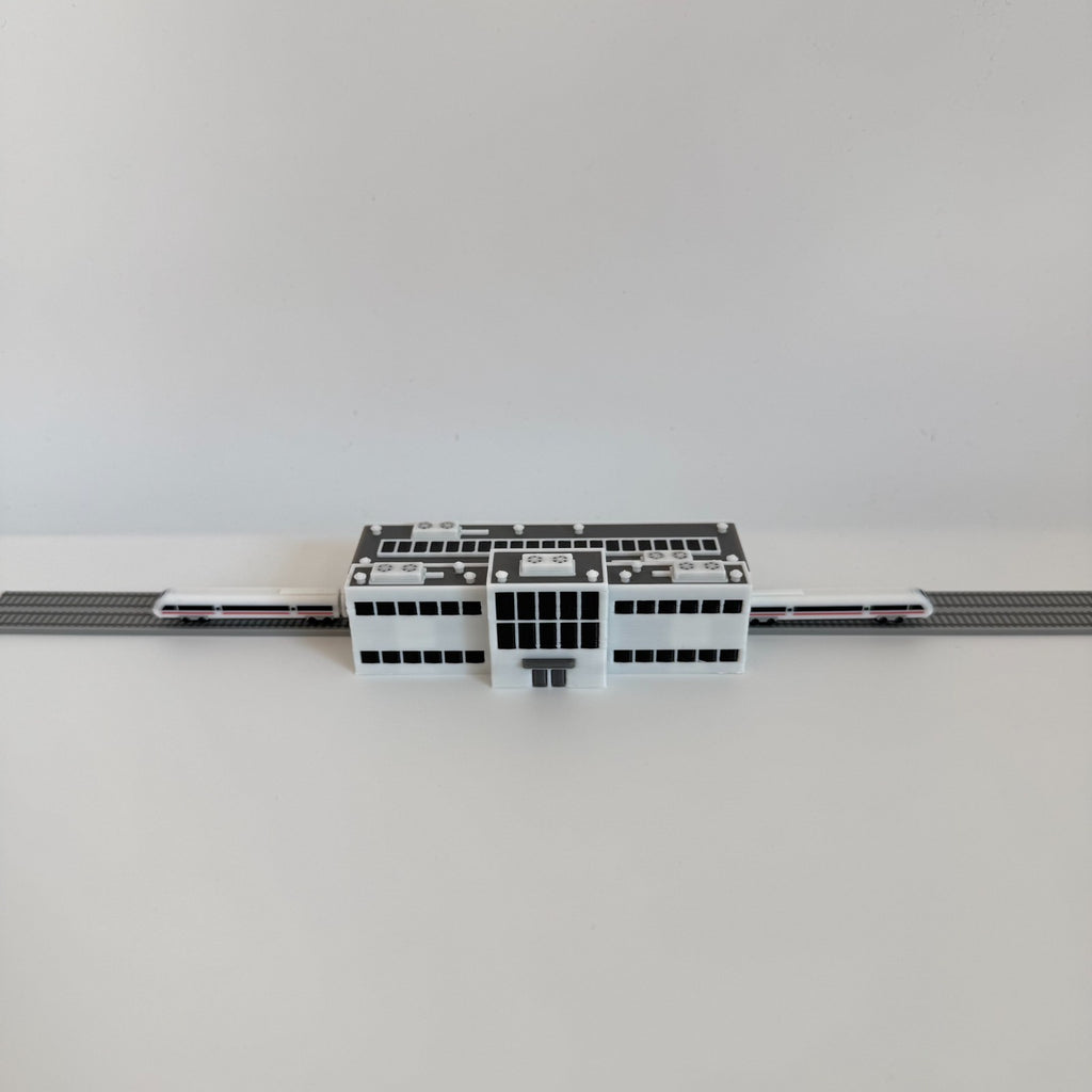 für Herpa Wings 1:500 / 1:400 Bahnhof Train Station Zug / Airport Accessoires
