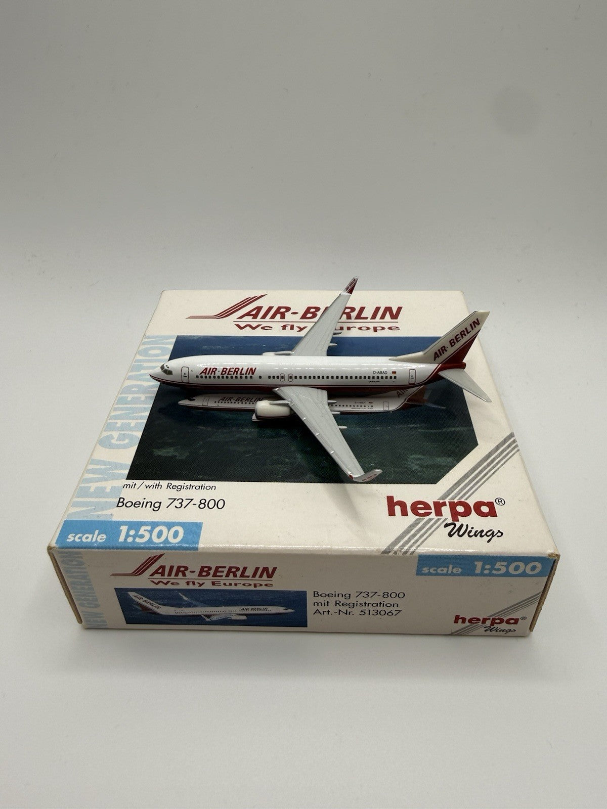 Herpa Wings 1:500 Air Berlin 737-800