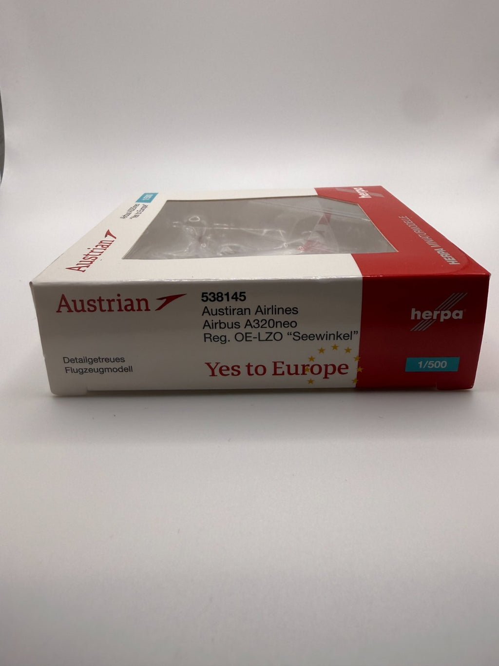 Herpa Wings 1:500 Austrian Airlines A320neo Yes to Europe