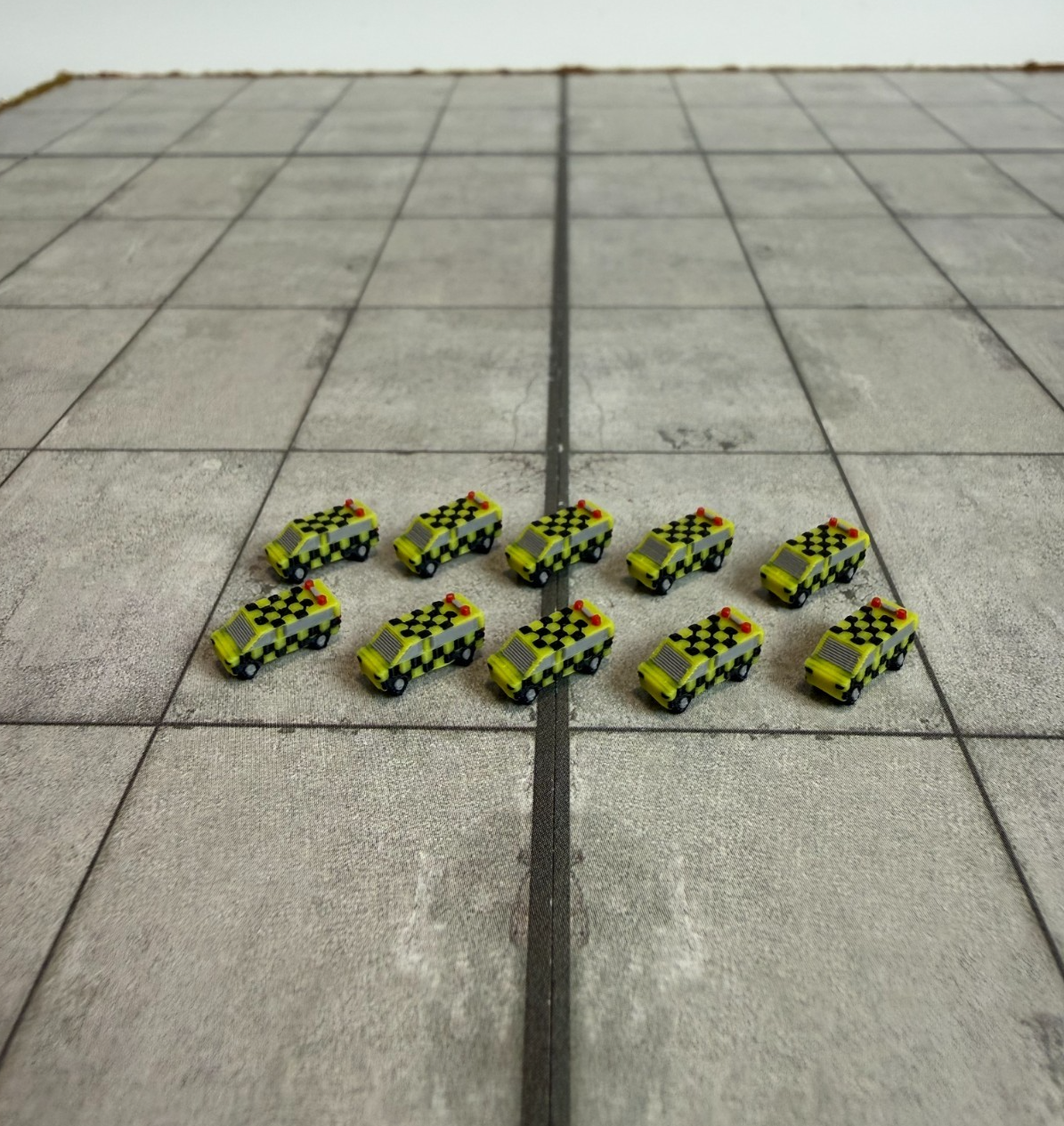 für Herpa Wings 1:500 / 1:400 10x Follow Me Car GSE / Airport Accessoires