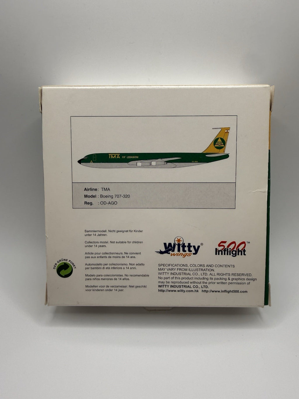 Herpa Wings 1:500 / Inflight500 TMA Of Lebanon 707-300