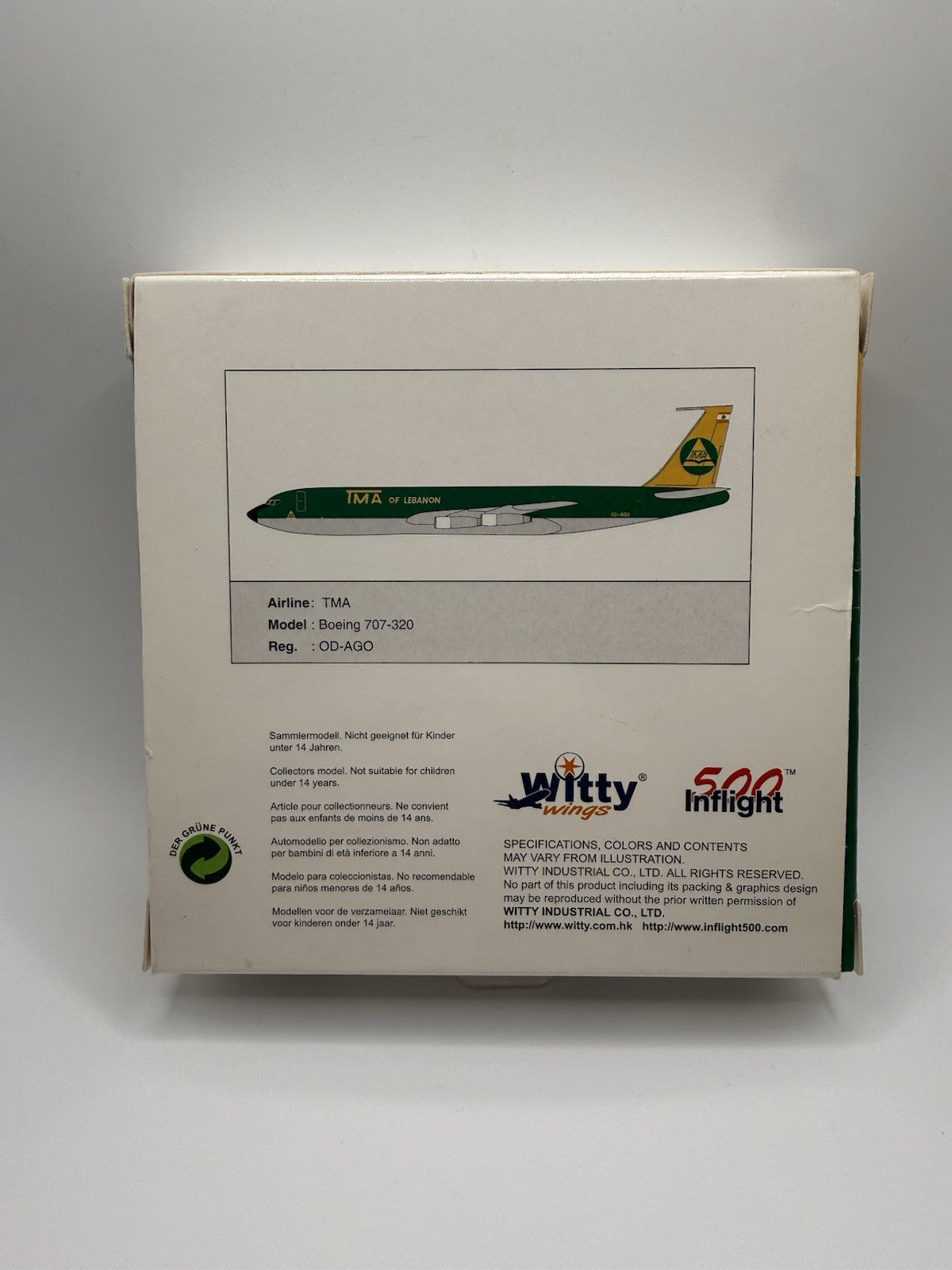 Herpa Wings 1:500 / Inflight500 TMA Of Lebanon 707-300