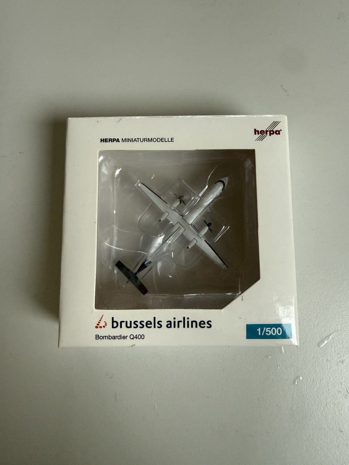 Herpa Wings 1:500 Brussels Airlines Dash 8 Q400