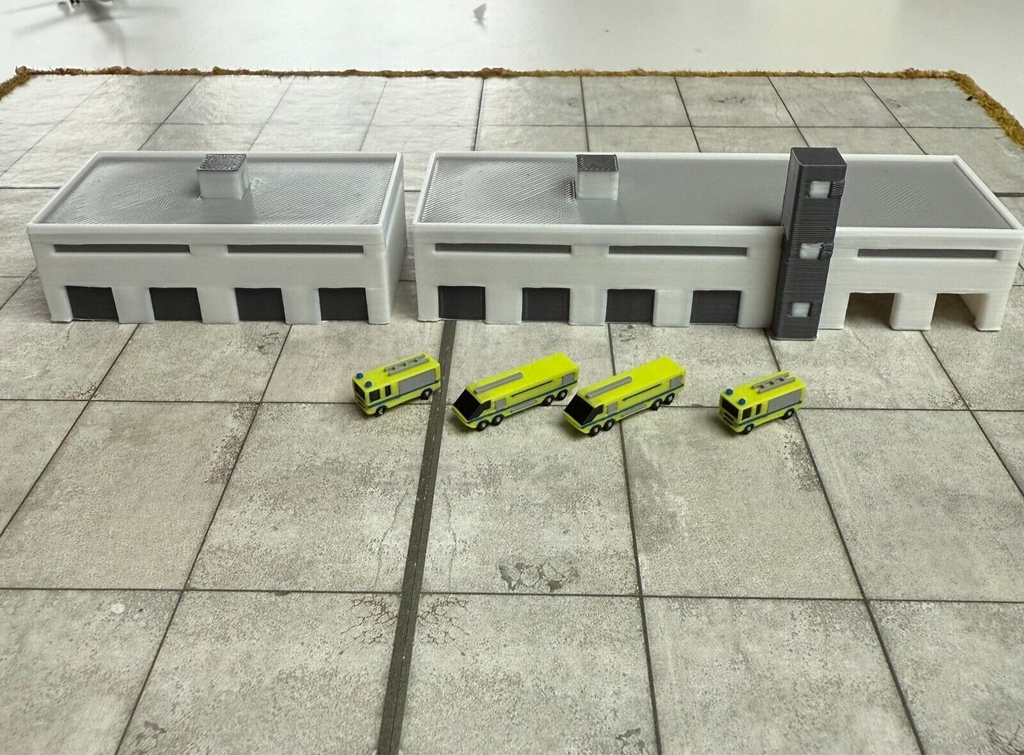 für Herpa Wings 1:500 Flughafen  Feuerwehr  / Airport Accessoires Fire Station