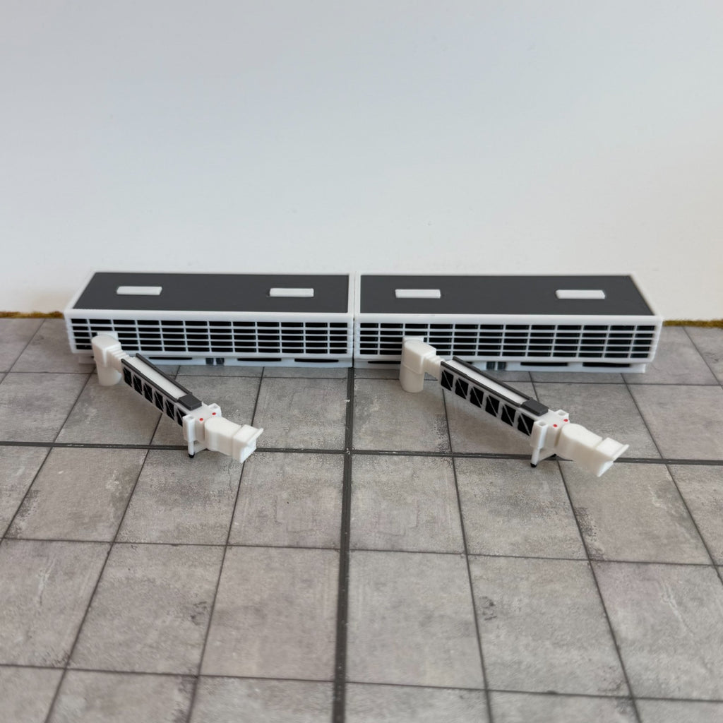 für Herpa Wings 1:500 / 1:400 Regional Terminal Airport with Jet bridges Set
