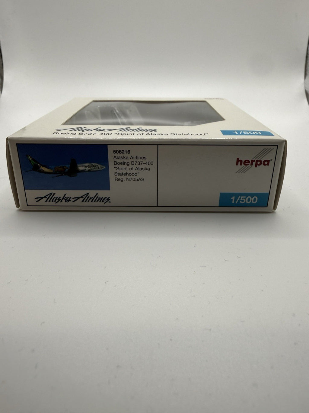 Herpa Wings 1:500 Alaska Airlines 737-400 Spirit Of Alaska