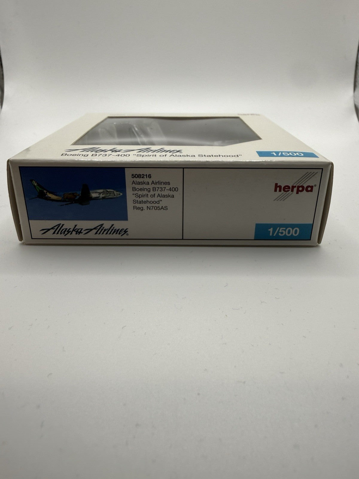 Herpa Wings 1:500 Alaska Airlines 737-400 Spirit Of Alaska