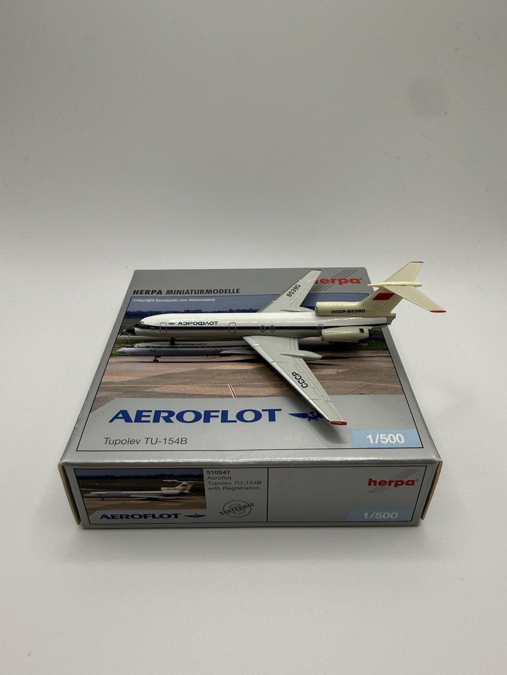 Herpa Wings 1:500 Aeroflot Tu-154