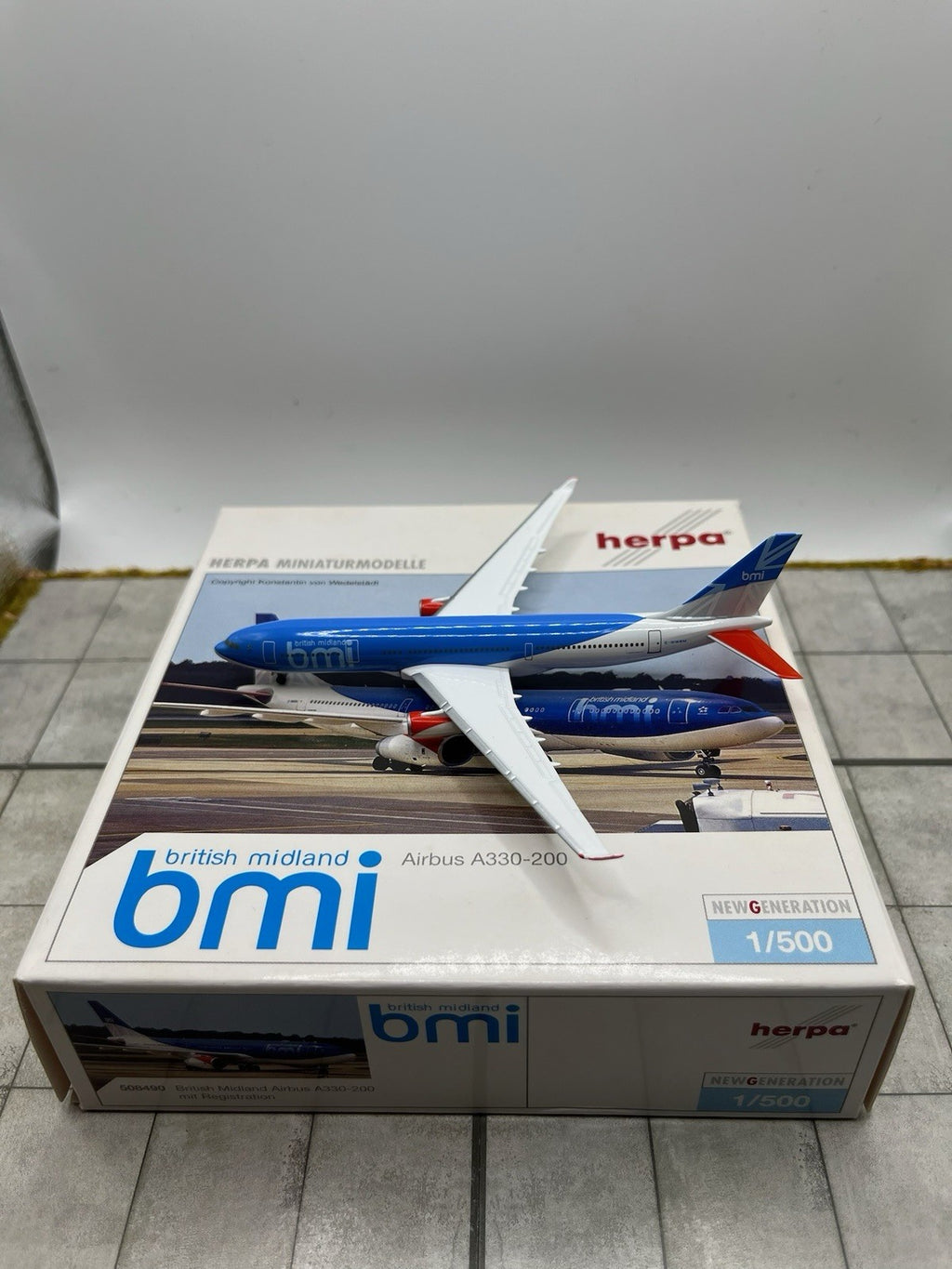 Herpa Wings 1:500 BMI British Midland A330-200