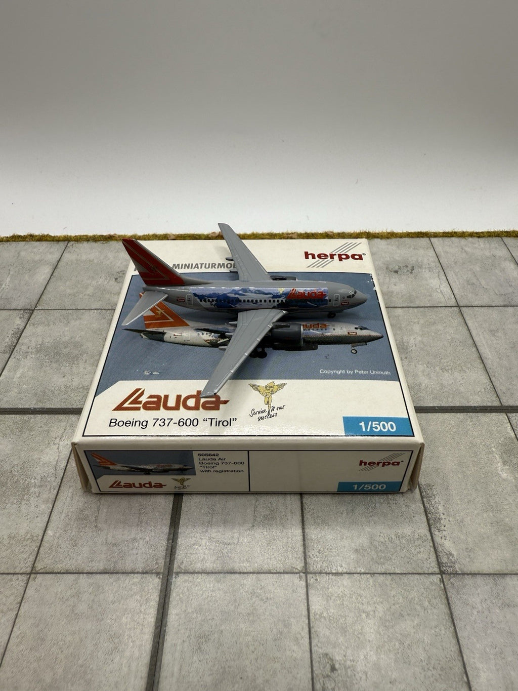 Herpa Wings 1:500 Lauda Air 737-600 Tirol