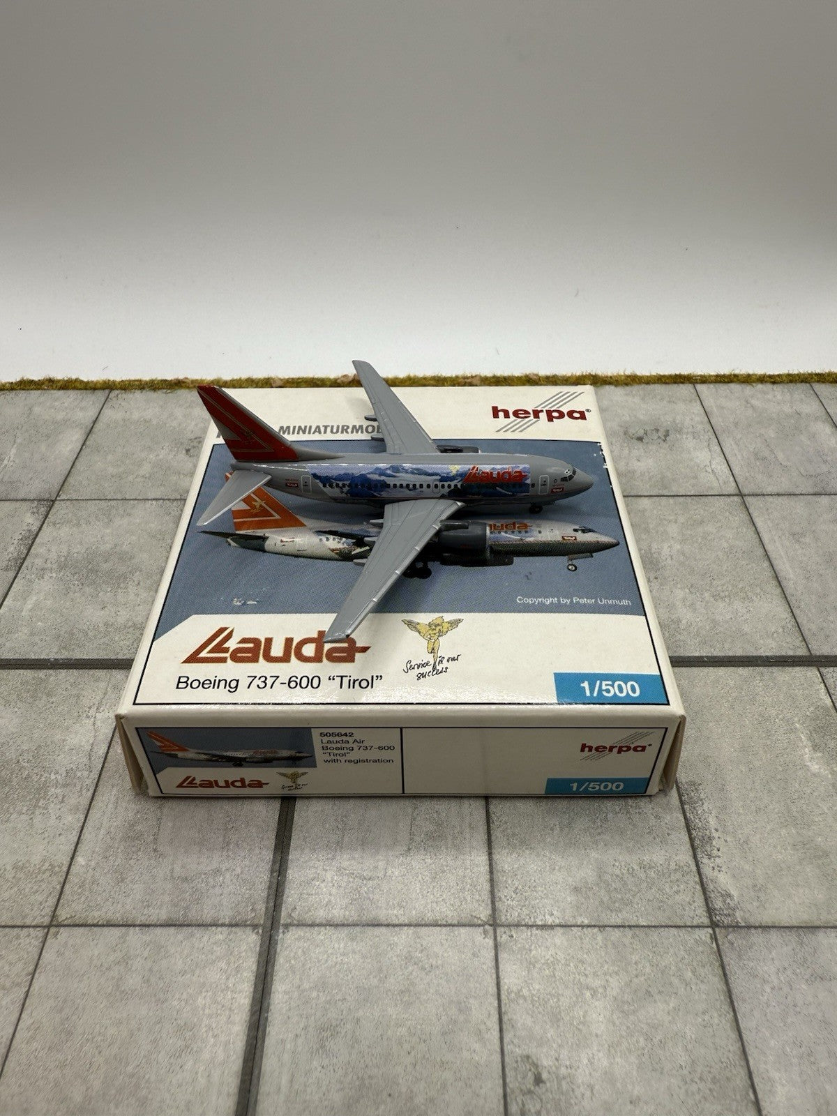 Herpa Wings 1:500 Lauda Air 737-600 Tirol