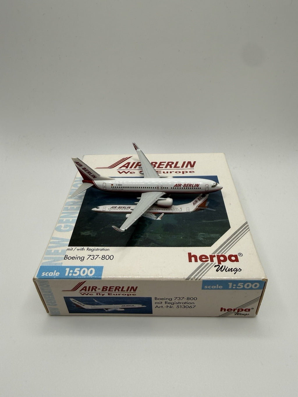 Herpa Wings 1:500 Air Berlin 737-800