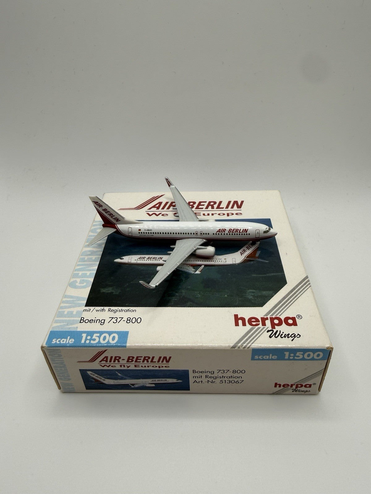 Herpa Wings 1:500 Air Berlin 737-800