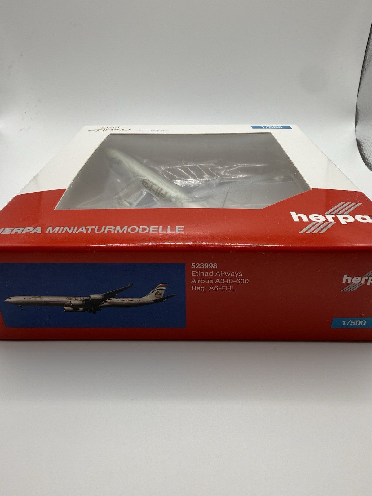 Herpa Wings 1:500 Etihad Airways A340-600