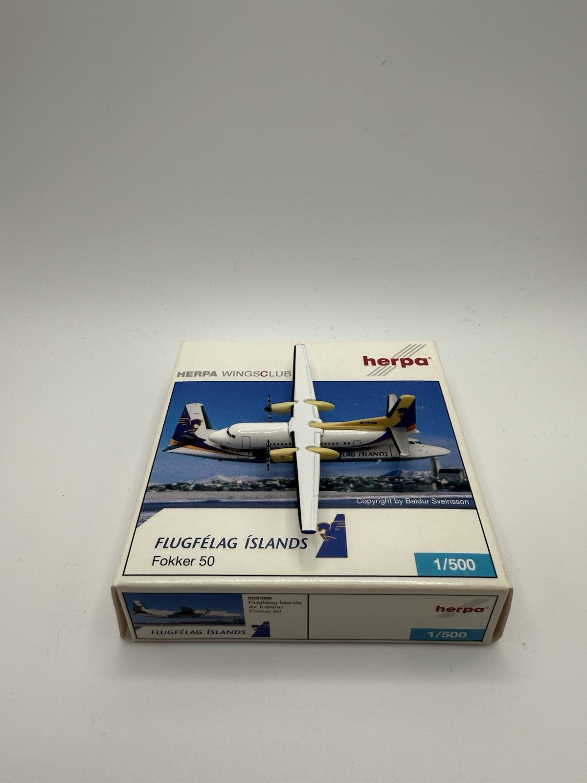 Herpa Wings 1:500 Flugfelag Islands Fokker 50