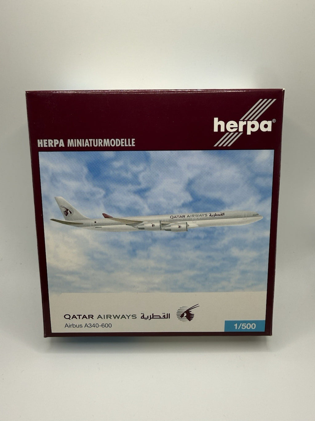 Herpa Wings 1:500 Qatar Airways A340-600