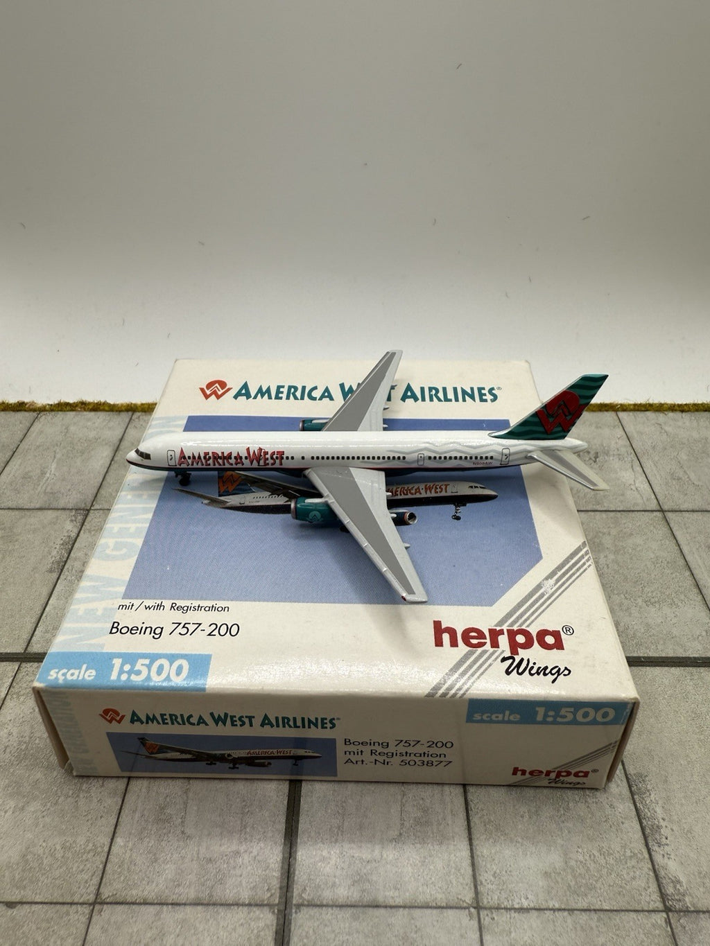 Herpa Wings 1:500 America West Airlines 757-200