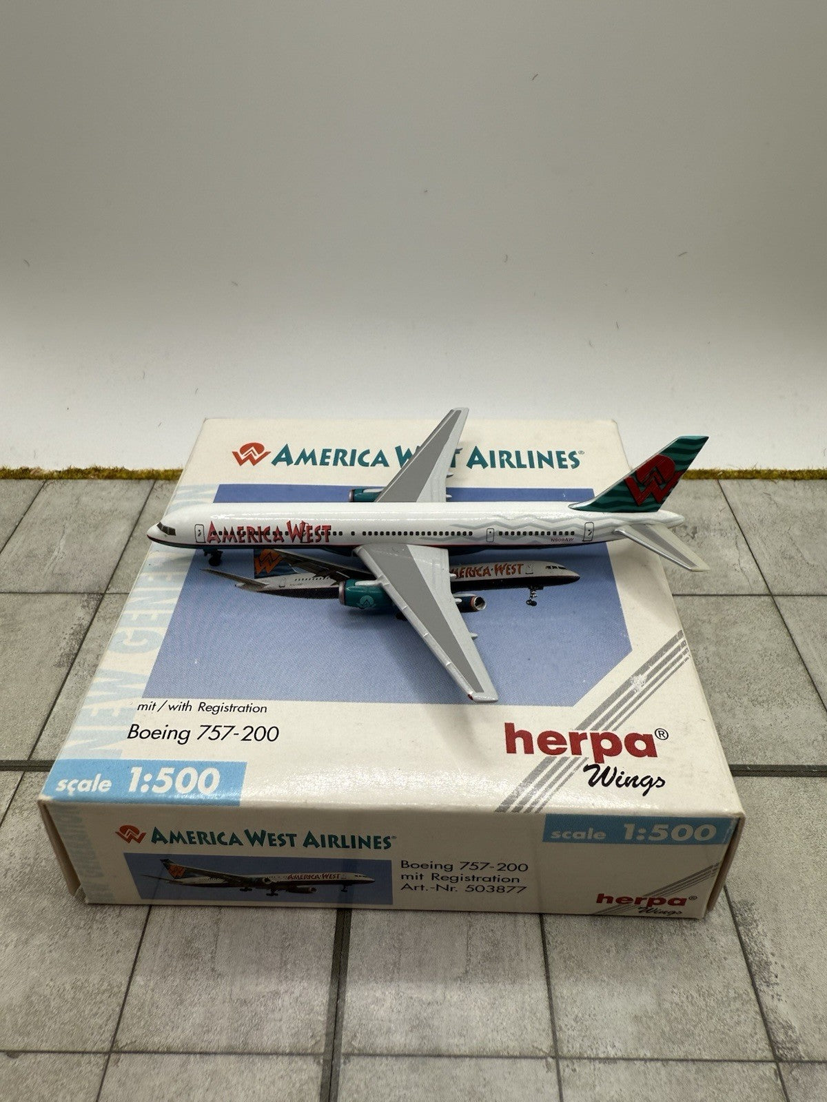 Herpa Wings 1:500 America West Airlines 757-200