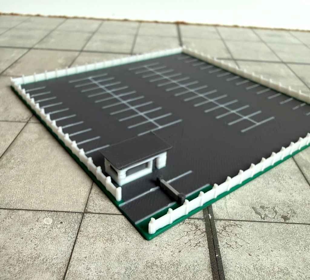 für Herpa Wings 1:500/ 1:400 Parkplatz Parking Zubehör / Airport Accessoires GSE