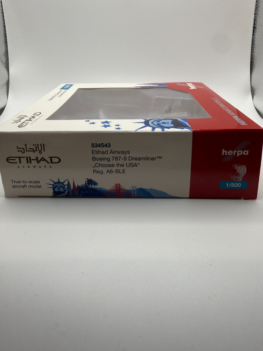 Herpa Wings 1:500 Etihad Airways 787-9 Choose the USA