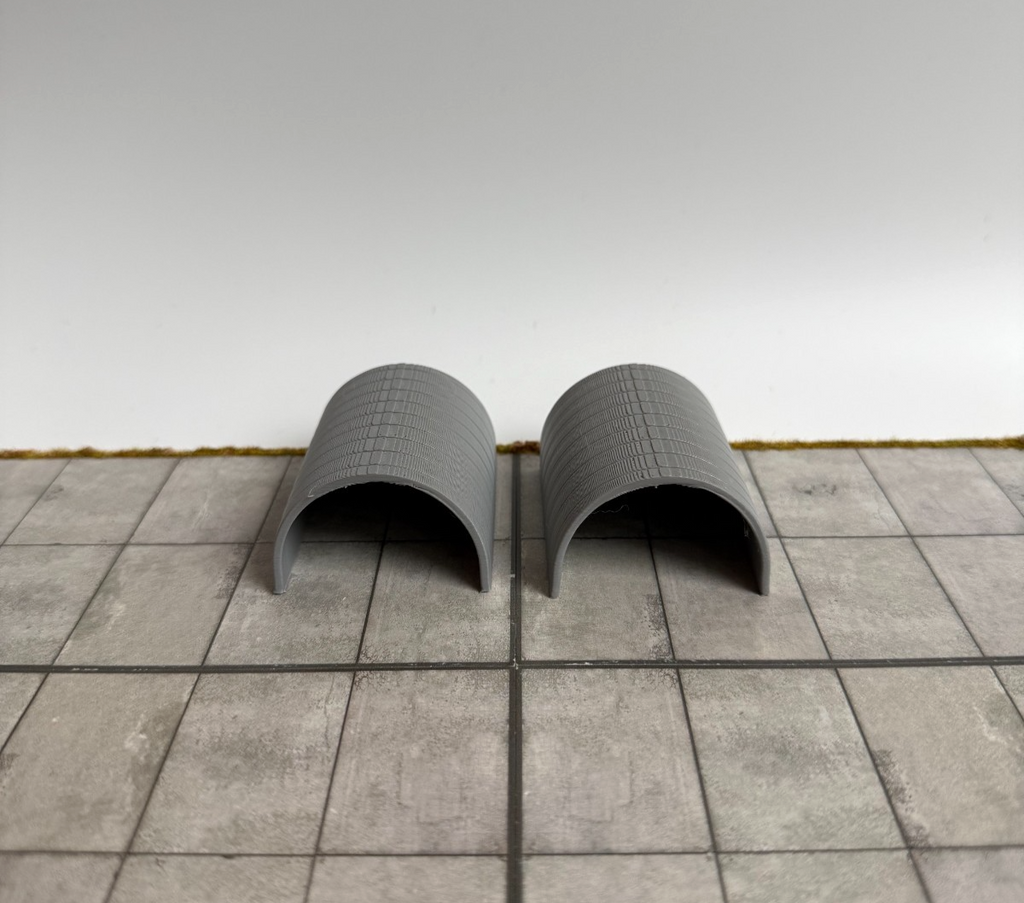 für Herpa Wings 1:500 / 1:400 2x Hangar Militär miliary /Airport accessoires