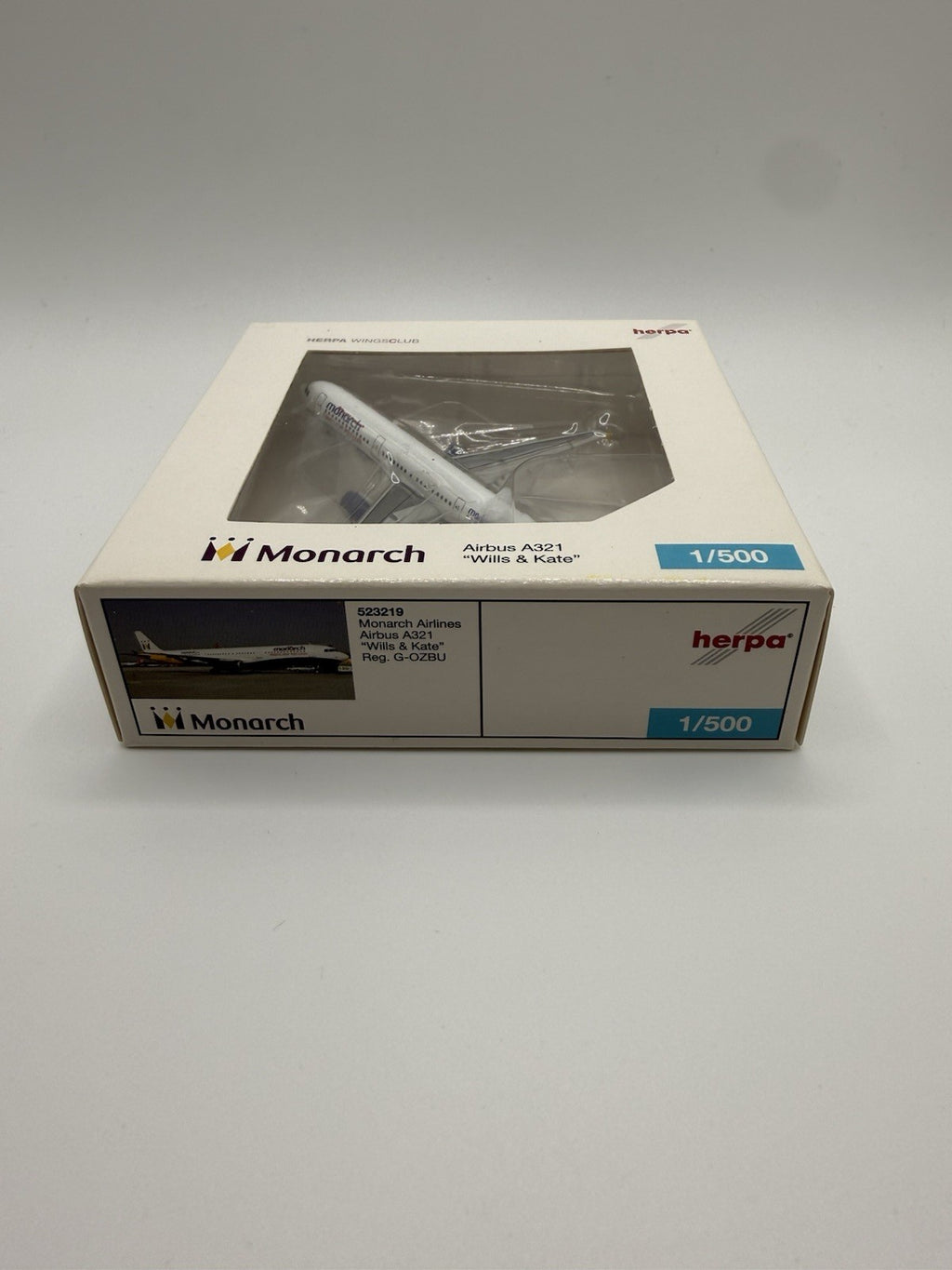 Herpa Wings 1:500 Monarch A321 Wills & Kate